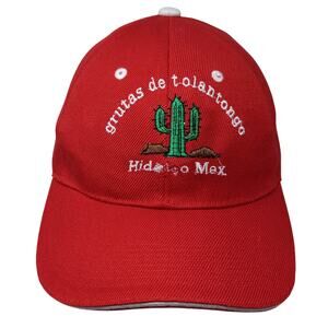 Grutas De Tolantongo Strapback Baseball Cap Red One Size Choyang Headwear